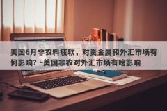 美国6月非农料疲软，对贵金属和外汇市场有何影响？-美国非农对外汇市场有啥影响